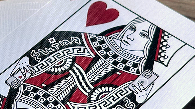 Gold Foil Monogram Playing Cards