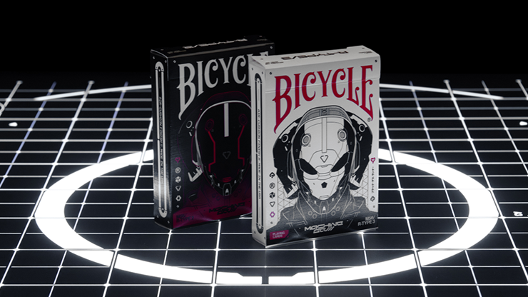 Bicycle Machine56 R-TYPE/2 Black Playing Cards by RunIt Decks