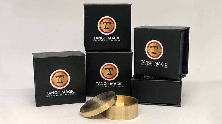 Slot Okito Coin Box Brass Half Dollar (B0019) by Tango