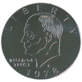 Eisenhower Palming Coin (Dollar Sized) by You Want it We Got it - Trick