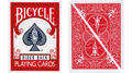 Split Pop Eyed Popper Deck Bicycle (Red)