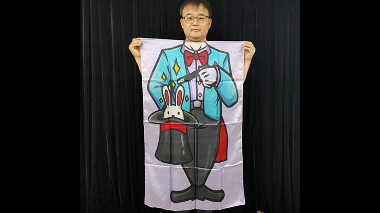 Character Silk (Magician) 35 X 43  by JL Magic