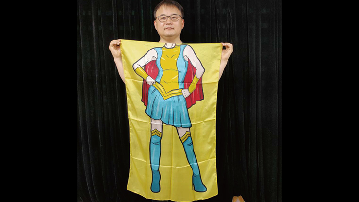 Character Silk (Super Girl) 35 X 43  by JL Magic