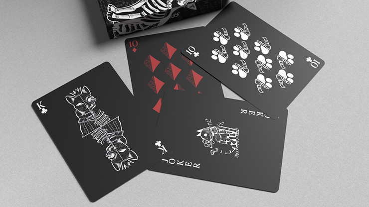 Schrodinger's Cat: Dead Black Edition Playing Cards