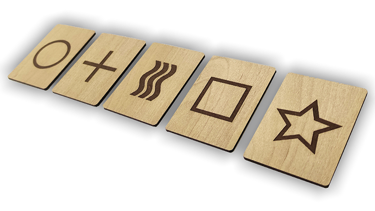 Wooden ESP Cards by Joker Magic
