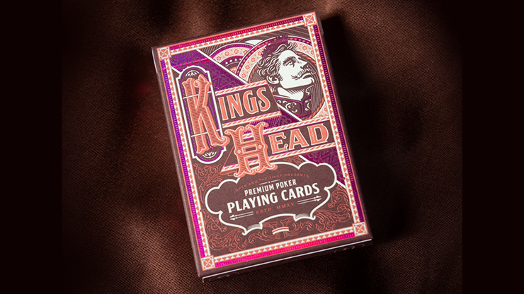 Kings Head (Purple and Rose) Playing Cards  by Joker and the Thief