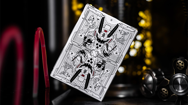Bicycle Quiccs Ghost White Playing Cards