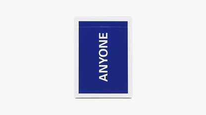 Cap Logo (Navy) ANYONE Playing Cards