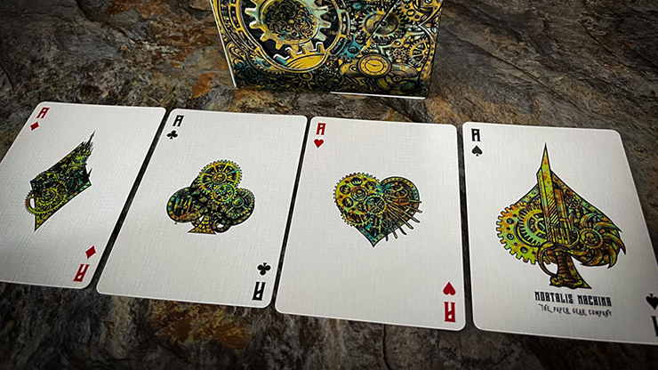 Mortalis Machina Cobalt Standard Edition Playing Cards