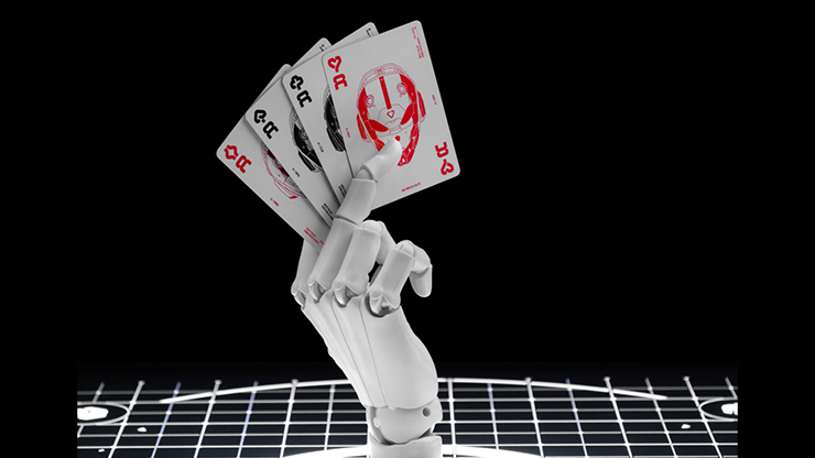 Bicycle Machine56 R-TYPE/3 White Playing Cards by RunIt Decks