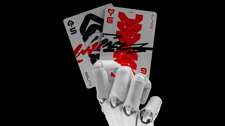 Bicycle Machine56 R-TYPE/3 White Playing Cards by RunIt Decks