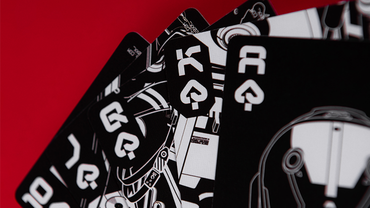 Bicycle Machine56 R-TYPE/2 Black Playing Cards by RunIt Decks