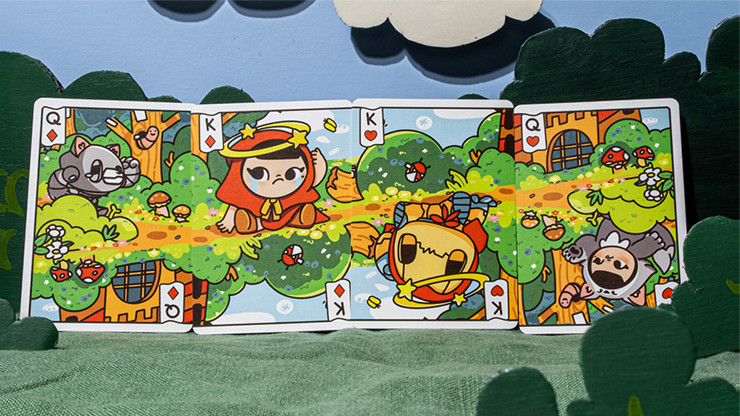 Bicycle Paper Royals Red Riding Hood Playing Cards by RunIt Decks