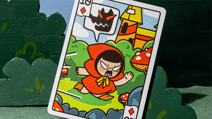Bicycle Paper Royals Red Riding Hood Playing Cards by RunIt Decks