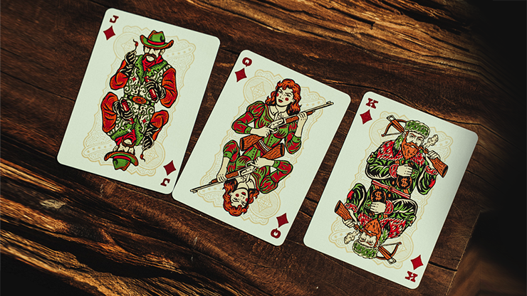 Gunslingers Poker (Red) Playing Cards