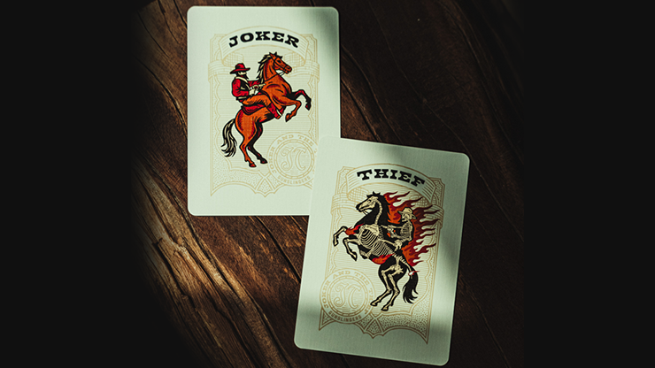 Gunslingers Poker (Red) Playing Cards