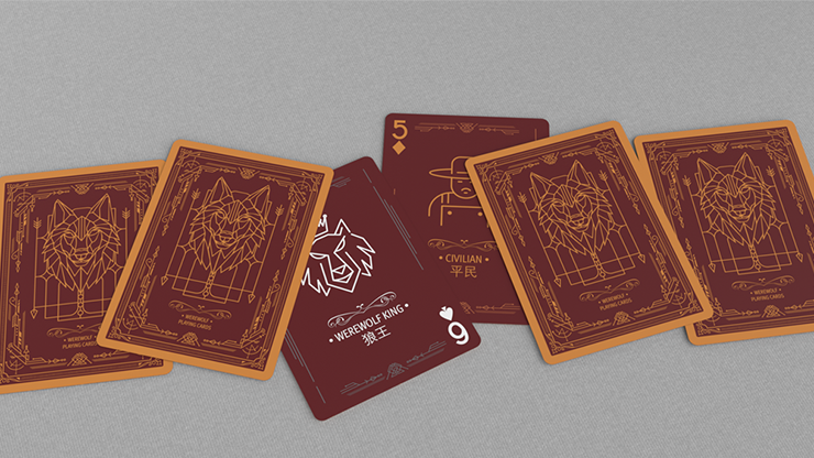 Werewolf Playing Cards