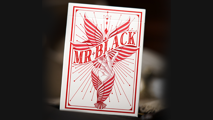 Mr. Black V2 (Red) Playing Cards