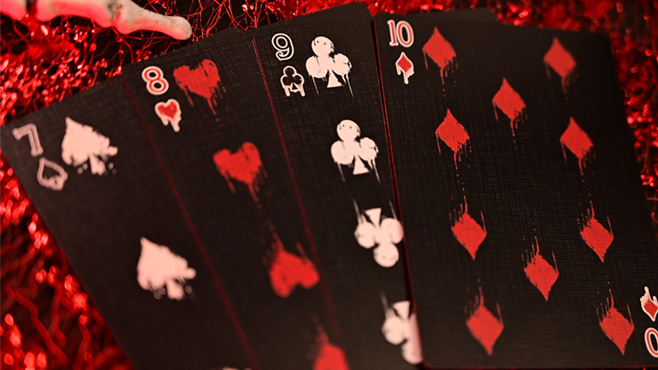Crimson Maple Playing Cards by Evokad