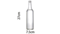 Self Exploding Transparent Beer Bottle (Large) by Wance