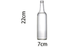 Self Exploding Transparent Beer Bottle (Small) by Wance