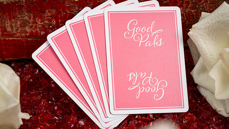 Good Pals Valentine's Pink Playing Cards