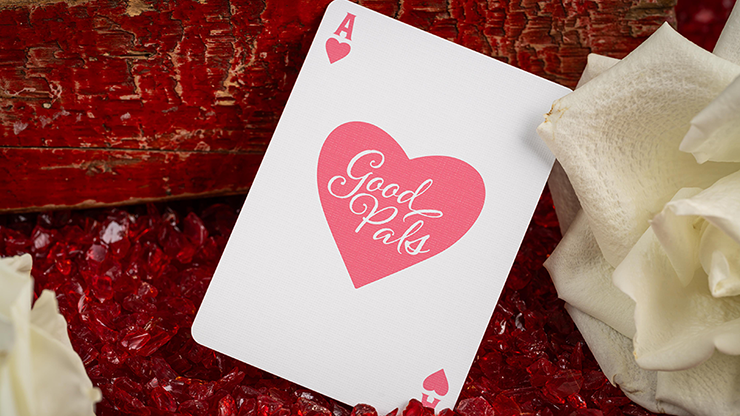 Good Pals Valentine's Pink Playing Cards