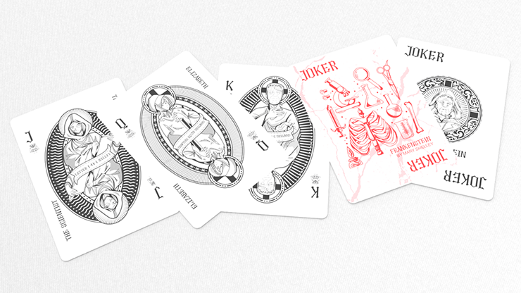 Frankenstein Series Gothic Edition (Gilded) Playing Cards