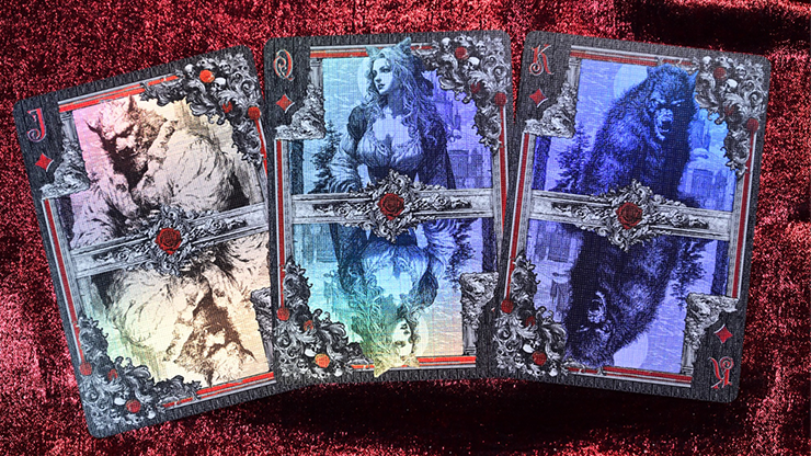 Trinity of Night - Werewolf HOLO Playing Cards by Evokad