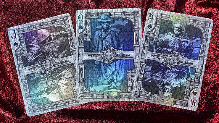 Trinity of Night - Demon Hunter HOLO Playing Cards by Evokad