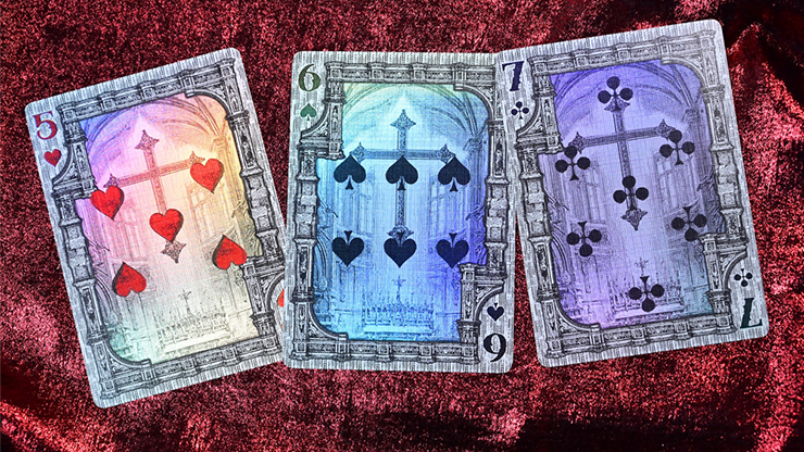 Trinity of Night - Demon Hunter HOLO Playing Cards by Evokad