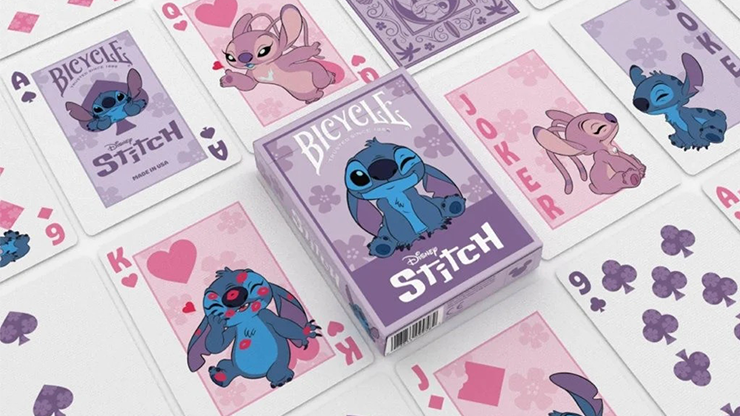 Bicycle Disney Stitch (Purple) Playing Cards by US Playing Card Co
