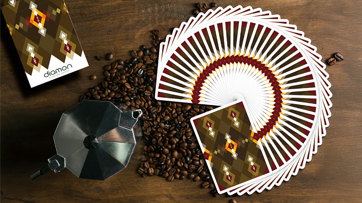 Diamon Playing Cards N° 27 Dark Roast by Dutch Card House Company