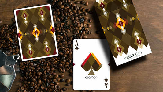 Diamon Playing Cards N° 27 Dark Roast by Dutch Card House Company