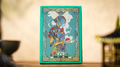 Ancient Relics Culture Playing Card by 52 Muse (Teal)