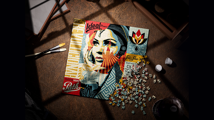 OBEY Jigsaw Puzzle by theory11
