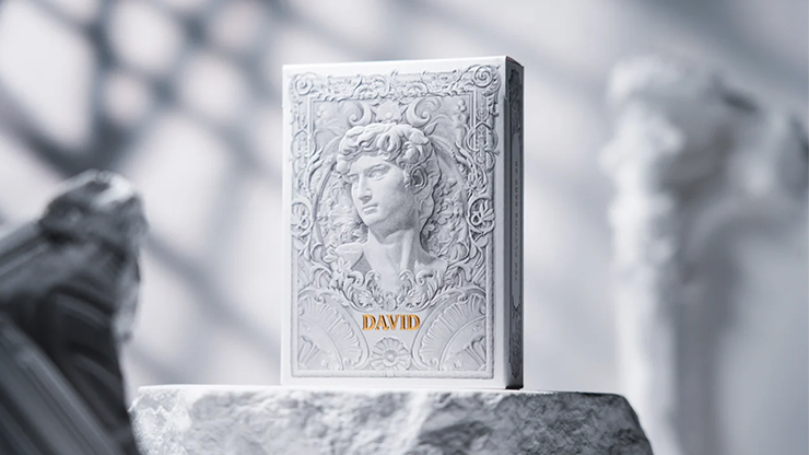 Alabaster David Luxury Playing Cards by TCC Fashion