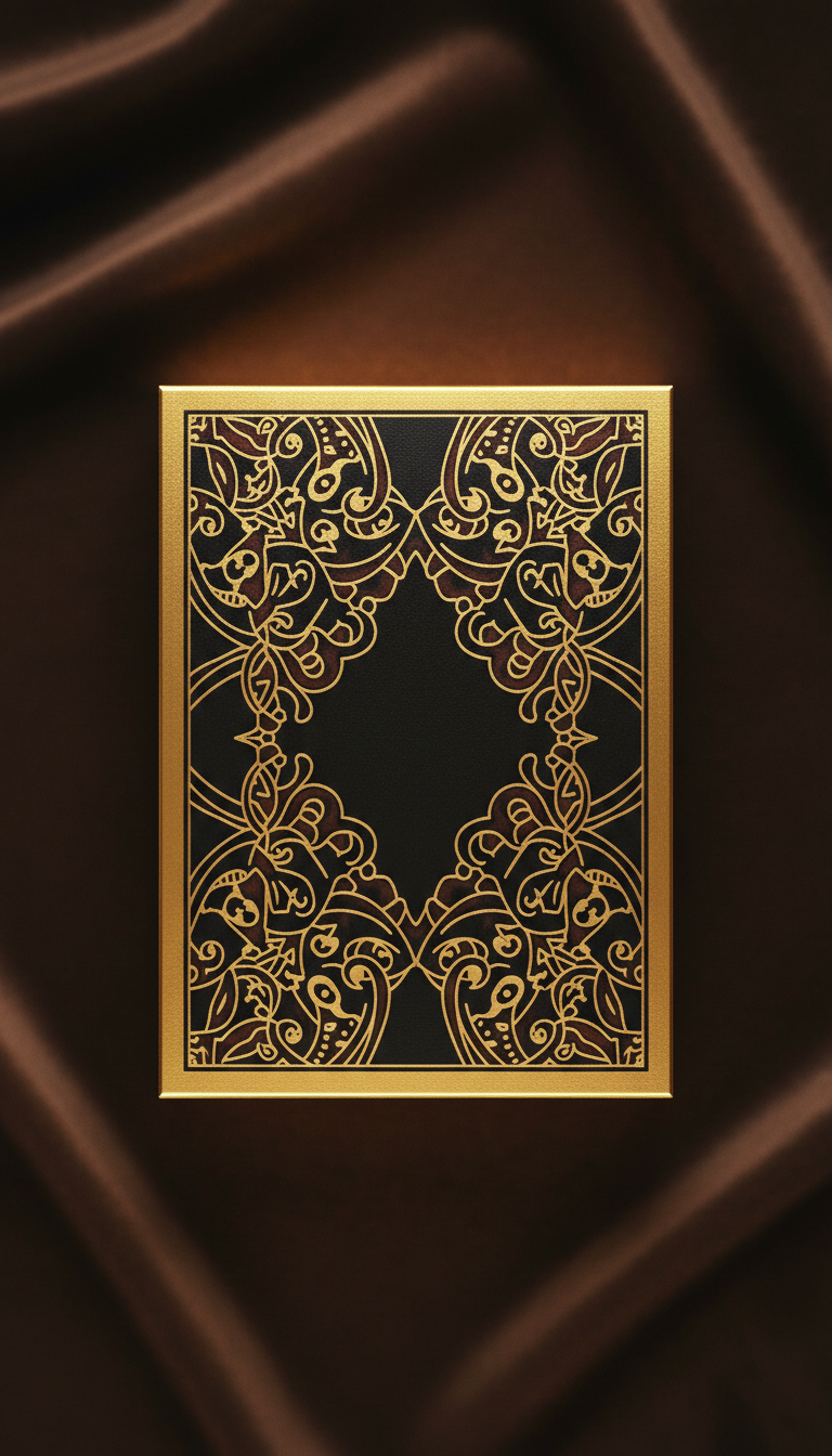 Gilded Card Deck with Gold-Foil Edges