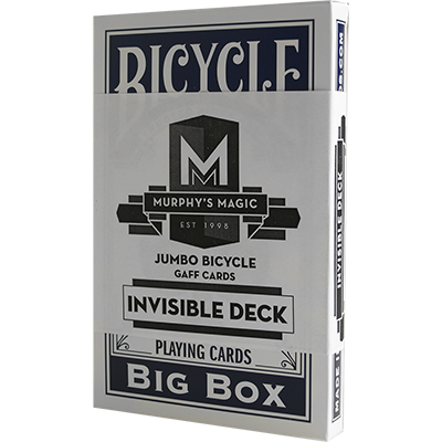 Jumbo Invisible Deck Bicycle (Blue)