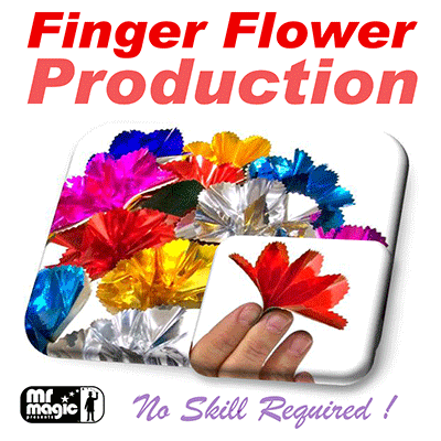 Finger Flower Production (Set of 16) by Mr. Magic